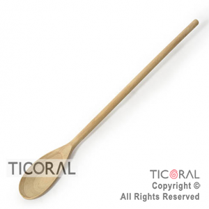CUCHARA MADERA M/REDONDO 45 CM 